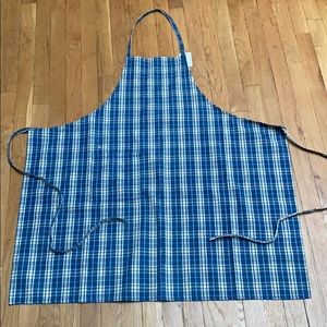 Indigo Plaid Apron